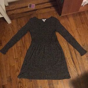 Grey long sleeve dress
